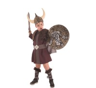 Disfraz de Vikingo con Casco para niño 7-9A