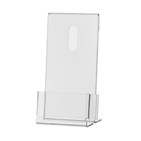 Leaflet Dispenser / Table and Countertop Display / Leaflet Stand "Insert" with rear insert | ⅓ A4 (DL)