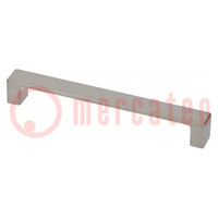 Holder; ZnAL; aluminium; H: 23.5mm; L: 204mm; W: 20mm; MODENA; handle