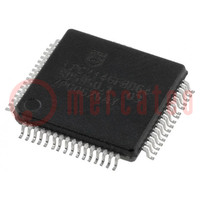 IC: ARM7TDMI microcontroller; 40kBSRAM; Flash: 256kx8bit; LQFP64