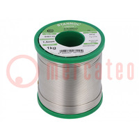 Soldering wire; Sn99Cu1; 1.5mm; 1kg; lead free; reel; 227°C; HF32