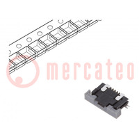 Connector: FFC/FPC; horizontal; PIN: 4; top contacts,ZIF; SMT; SFV