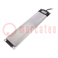 Heater; flat; 100W; 230VAC; IP20; M6 screw; -40÷85°C; 400x100x8mm