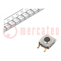 Microswitch TACT; SPST-NO; Pos: 2; 0.05A/32VDC; SMT; none; 5N; 3.5mm