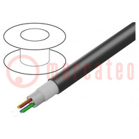 Cable: fibra óptica; EXO-G0; Øcable: 5,9mm; Numero de fibras: 4
