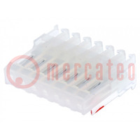 Plug; wire-board; female; PIN: 7; end connector; 2.54mm; IDC; 22AWG