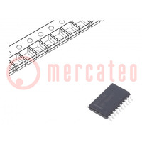 IC: digital; D latch; Ch: 8; TTL; 4.5÷5.5VDC; SMD; SO20; HCT; -40÷85°C