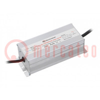 Power supply: switched-mode; 100W; 12VDC; 8A; 180÷295VAC; IP67
