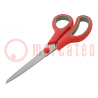 Scissors; universal; 220mm; Material: stainless steel