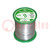 Soldering wire; Sn99,3Cu0,7; 1mm; 0.5kg; lead free; reel; 220°C