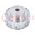 Belt pulley; AT10; W: 16mm; whell width: 31mm; Ø: 45.9mm; aluminium