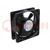 Fan: AC; axial; 115VAC; 119x119x38mm; 180m3/h; 50dBA; slide bearing
