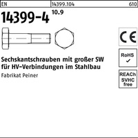 Sechskantschraube EN 14399-4 M16x 40 10.