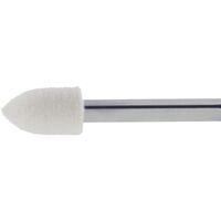 Produktbild zu LUKAS filc polírozó toll forma hegyes íj minőségi P3 fej ø 10 mm hosszúság 15 mm