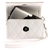 Krusell Kameratasche Avenyn 48173 - Echt Leder - mit Handschlaufe - Innenmaß: 95 x 60 x 26mm - Weiß