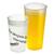Drinking cup "Returnable" 0.4 l, transparent-milky