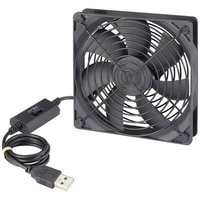 RENKFORCE RF-USBF-511-BL VENTILATEUR USB (L X H X P) 120 X 120 X 32 MM RF-5979252