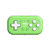 8BITDO MICRO BLUETOOTH GAMEPAD POCKET-SIZED MINI CONTROLLER FOR SWITCH, ANDROID, AND RASPBERRY PI, SUPPORT KEYBOARD MODE (GREEN)