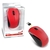 Genius NX-7000 Wireless Mouse 2.4 GHz with USB Pico Receiver Adjustable DPI levels up to 1200 DPI 3 Button with Scroll Wheel Ambidextrous Design Red