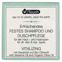 Festes Shampoo und Duschpflege V-Touch; hellgrün; 330 Stk/Pck