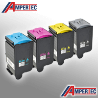 4 Ampertec Toner ersetzt Sharp MX-C30GTB C M Y 4-farbig