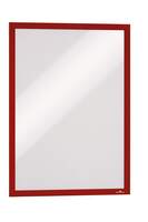 DURABLE Info-Rahmen DURAFRAME® A3, selbstklebend mit Magnetverschluss, Großverpackung, rot