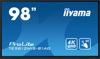 iiyama TE9812MIS-B1AG affichage de messages Carte A numérique 2,49 m (98") LED Wifi 400 cd/m² 4K Ultra HD Noir Écran tactile Intégré dans le processeur Android 24/7