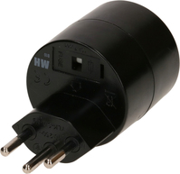 Max Hauri AG 167090 power plug adapter T12 Type C (Europlug) Black