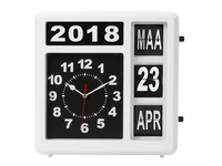 Velleman WC106 wall/table clock Mur Mechanical clock Rectangle Noir, Blanc