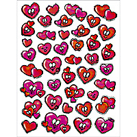 HERMA MAGIC stickers hearts stone 1 sheet öntapadós címke