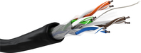 Goobay 57293 hálózati kábel Fekete 100 M Cat6 U/UTP (UTP)