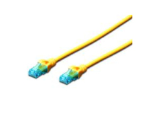 Digitus DK-1512-200/Y kabel sieciowy Żółty Cat5e U/UTP (UTP)