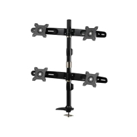 Amer Networks AMR4P monitor mount / stand 61 cm (24") Clamp Black