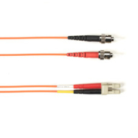 Black Box ST-LC 1.0m fibre optic cable 1 m Orange