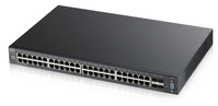 Zyxel XGS2210-52 Vezérelt L2 Gigabit Ethernet (10/100/1000) 1U Fekete