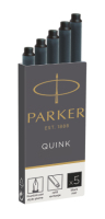 Parker Quink inktpatronen zwart, doos met 5 stuks Czarny 5 szt.