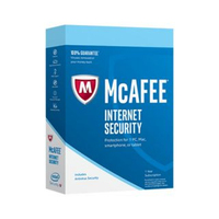 McAfee Internet Security 2018 1Y Antivirus-Sicherheit 3 Lizenz(en) 1 Jahr(e)