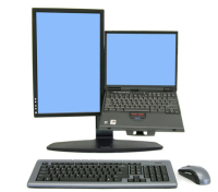 Ergotron Neo Flex Neo-Flex LCD & Laptop Lift Stand 50,8 cm (20 Zoll) Schwarz