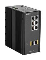 D-Link DIS‑300G‑8PSW Vezérelt L2 Gigabit Ethernet (10/100/1000) Ethernet-áramellátás (PoE) támogatása Fekete