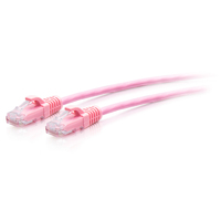 C2G 3 m Cat6a ungeschirmtes (UTP) flaches Ethernet Patchkabel mit Rastnasenschutz – pink
