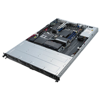 ASUS RS300-E10-PS4 Intel C242 LGA 1151 (H4 aljzat) Rack (1U) Fekete, Fémes