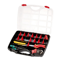 Parat 5854000391 small parts/tool box Polypropylene Black, Red, Transparent