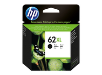 HP 62XL Black Ink Cartridge tintapatron Eredeti Nagy (XL) kapacitású Fekete
