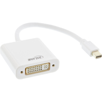 InLine Mini DisplayPort male / DVI-D 24+1 Adapter female white, 0.15m