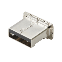 Belkin F1DNUSB-BLK Schnittstellenblockierung USB Typ-A Schwarz, Silber