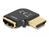 DeLOCK 60018 Kabeladapter HDMI Schwarz