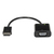 Techly HDMI - VGA+3.5mm+Micro USB B M/F 0,15 m Zwart