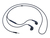 Samsung EO-EG920B Headset Vezetékes Hallójárati Hívás/zene Fekete, Kék