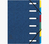 Exacompta 55062E tab index Conventional file folder Carton Blue