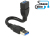 DeLOCK 0.15m 2xUSB3.0-A USB cable USB 3.2 Gen 1 (3.1 Gen 1) USB A Black